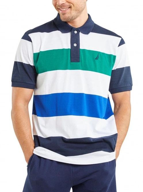 Nautica Franco Polo Shirt férfi galléros póló sötétkék színben 2