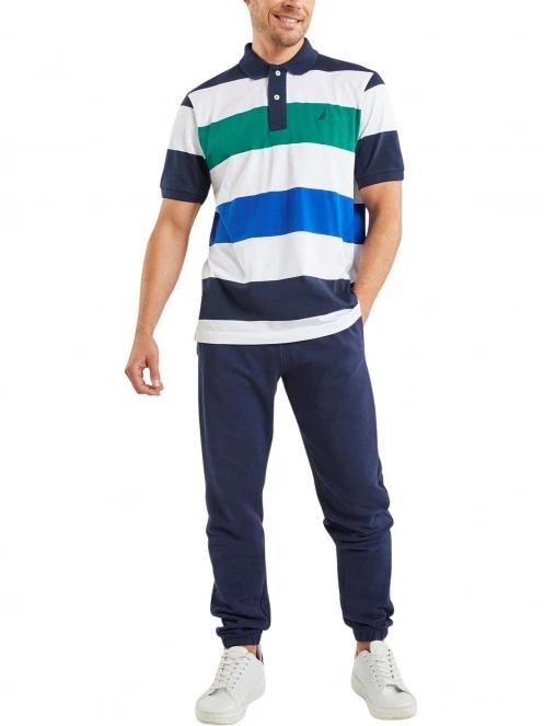 Nautica Franco Polo Shirt férfi galléros póló sötétkék színben 4