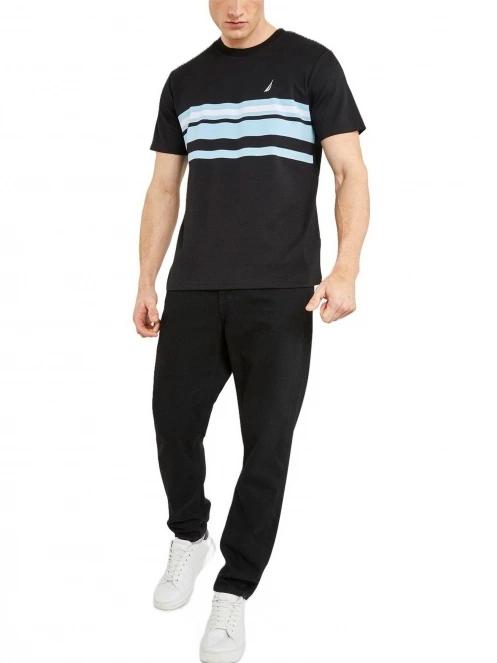 Nautica Stetson T-Shirt férfi rövid ujjú póló fekete színben 4