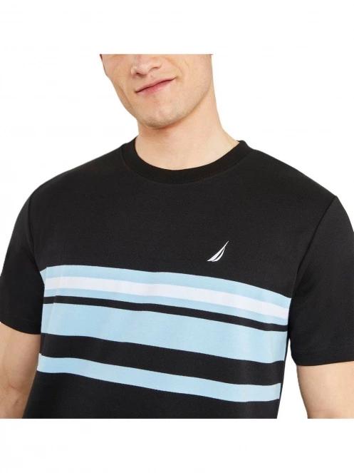 Nautica Stetson T-Shirt férfi rövid ujjú póló fekete színben 5