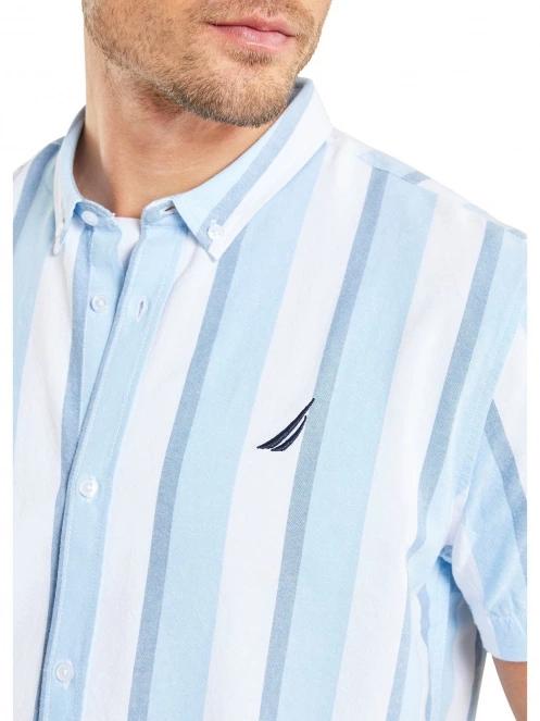 Nautica Rupert SS Shirt férfi rövid ujjú ing világoskék színben 4