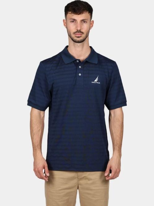 Nautica Leonard II Polo Shirt férfi galléros póló sötétkék színben 2