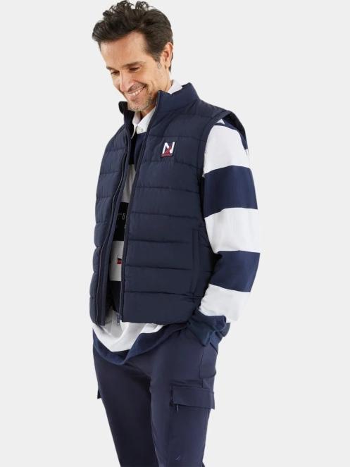 Nautica Compton Gilet férfi mellény sötétkék színben 2
