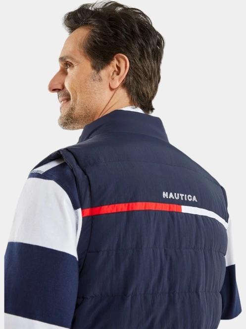 Nautica Compton Gilet férfi mellény sötétkék színben 4