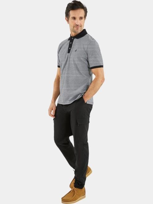 Nautica Quarry Polo Shirt férfi galléros póló fekete színben 5