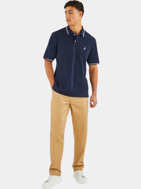 Nautica Ford Polo Shirt férfi galléros póló sötétkék színben 4