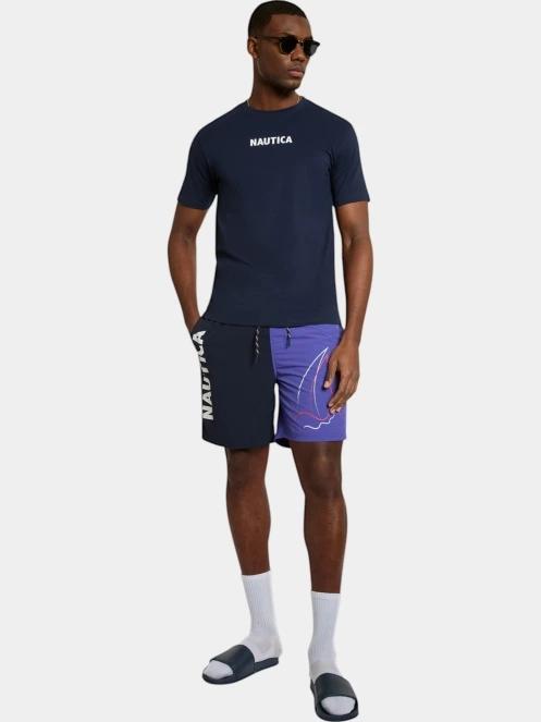 Nautica Andrei T-Shirt férfi rövid ujjú póló sötétkék színben 4