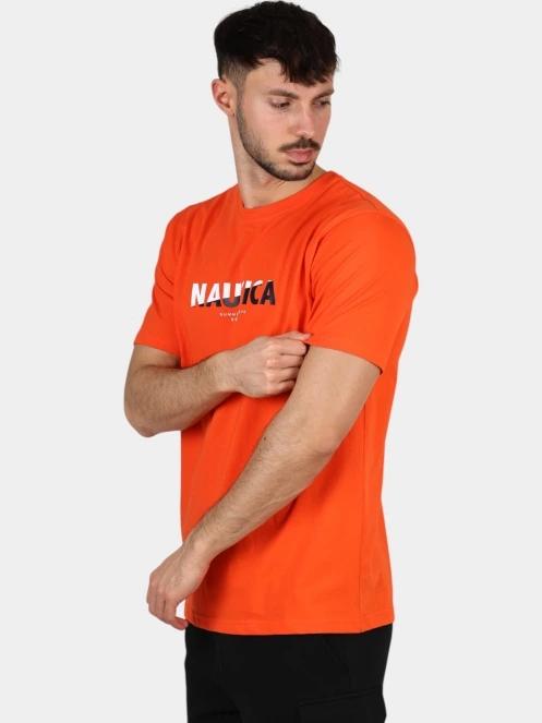 Nautica Bruckner T-Shirt férfi rövid ujjú póló narancssárga színben 3