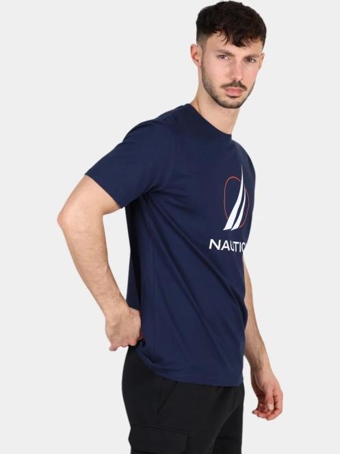Nautica Pollock T-Shirt férfi rövid ujjú póló sötétkék színben 5