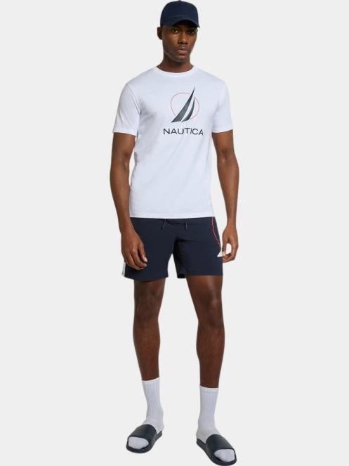 Nautica Pollock T-Shirt férfi rövid ujjú póló fehér színben 4