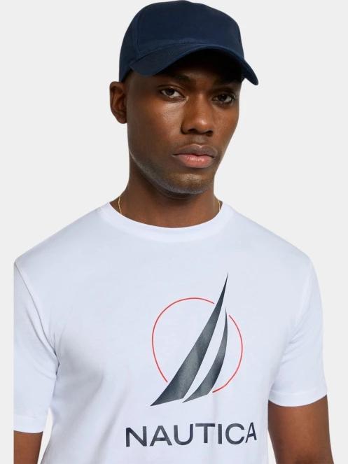 Nautica Pollock T-Shirt férfi rövid ujjú póló fehér színben 5