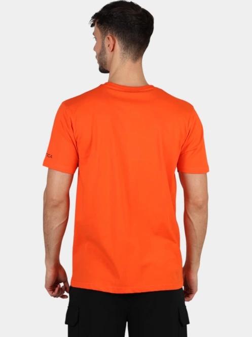 Nautica Sergei T-Shirt férfi rövid ujjú póló narancssárga színben 4