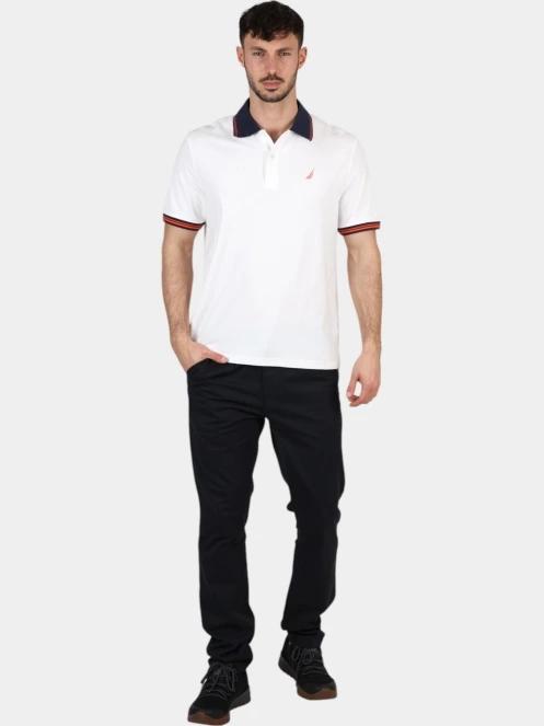 Nautica Leonid Polo Shirt férfi galléros póló fehér színben 6