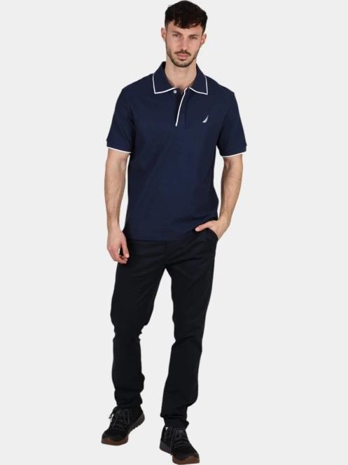 Nautica Drazen Polo Shirt férfi galléros póló sötétkék színben 6