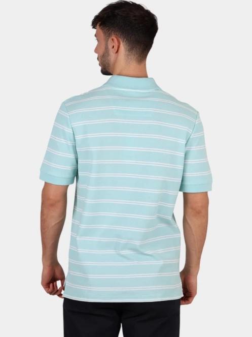 Nautica Klaus Polo Shirt férfi galléros póló világoskék színben 4