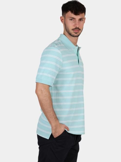 Nautica Klaus Polo Shirt férfi galléros póló világoskék színben 5