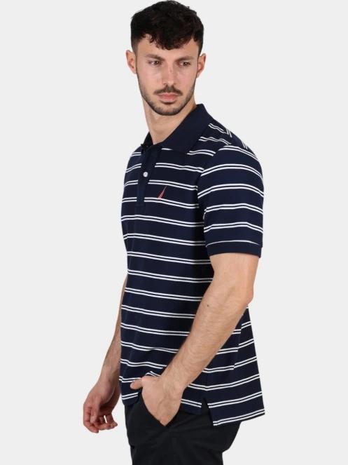 Nautica Klaus Polo Shirt férfi galléros póló sötétkék színben 3