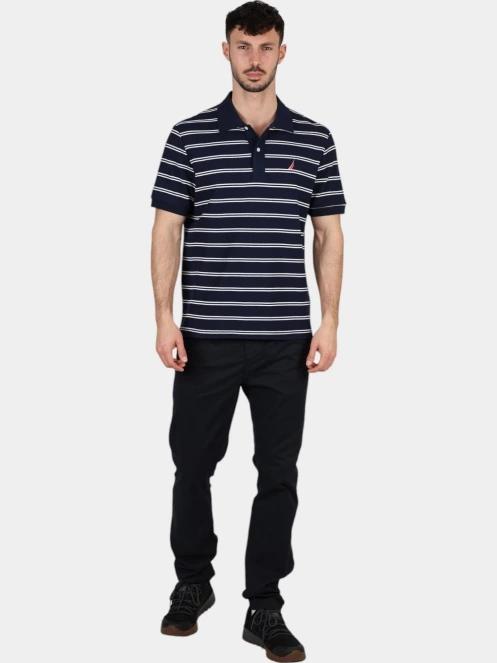 Nautica Klaus Polo Shirt férfi galléros póló sötétkék színben 6