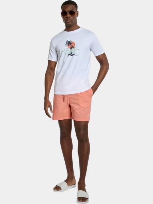 Nautica Raphael T-Shirt férfi rövid ujjú póló fehér színben 4