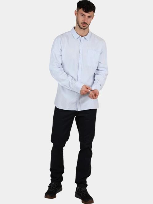 Nautica Barias Ls Shirt férfi hosszú ujjú ing világoskék színben 6