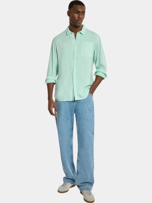 Nautica Barias Ls Shirt férfi hosszú ujjú ing zöld színben 4