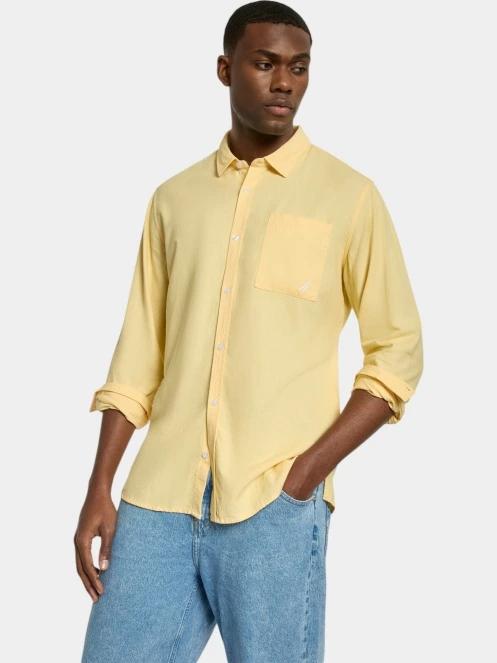 Nautica Barias Ls Shirt férfi hosszú ujjú ing narancssárga színben 2