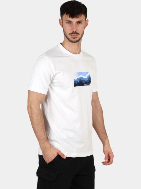 Nautica Allington T-Shirt férfi rövid ujjú póló fehér színben 5