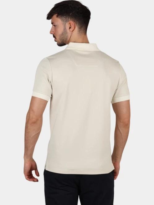 Nautica Harlyn Slim Fit Polo Shirt férfi galléros póló homok színben 4