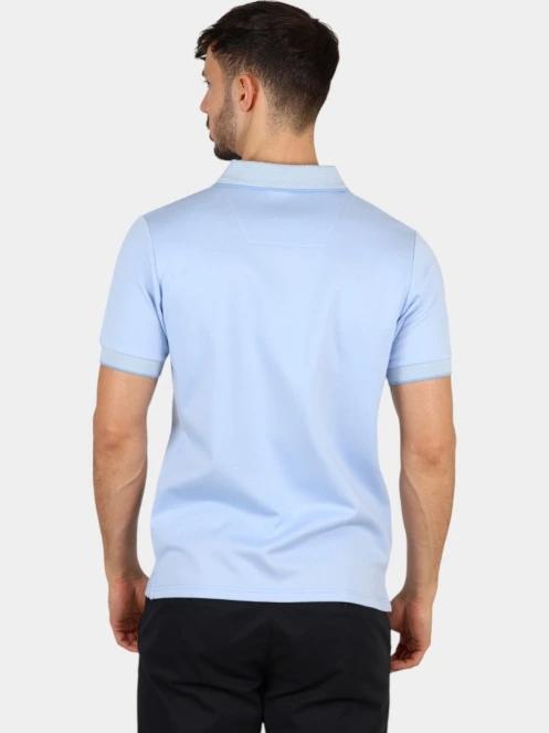 Nautica Harlyn Slim Fit Polo Shirt férfi galléros póló világoskék színben 4