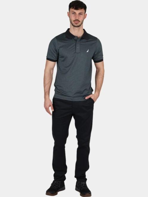 Nautica Saunton Slim Fit Polo Shirt férfi galléros póló zöld színben 6