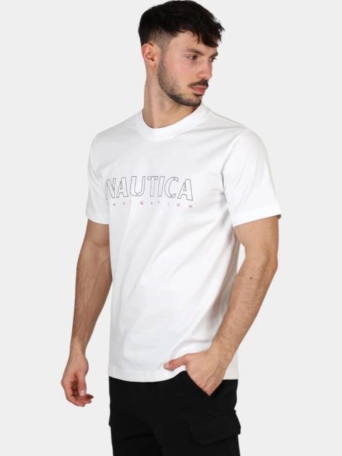 Nautica Cook T-Shirt férfi rövid ujjú póló fehér színben 3