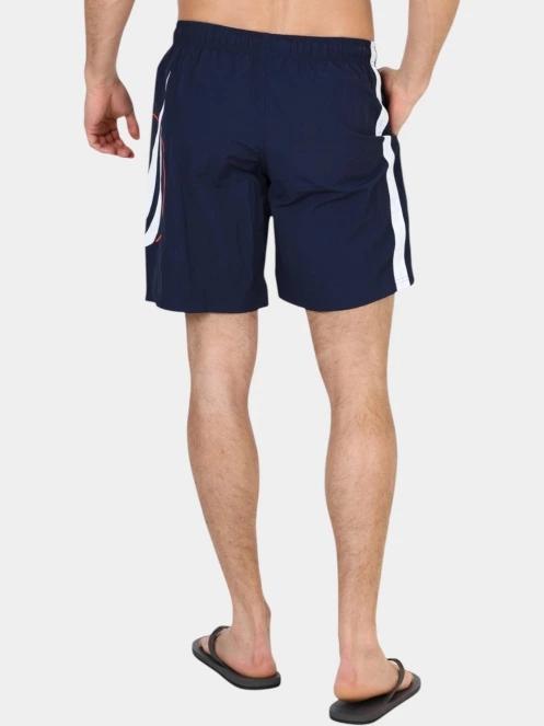 Nautica Aleksandr B&T Swim Short férfi fürdőnadrág sötétkék színben 4