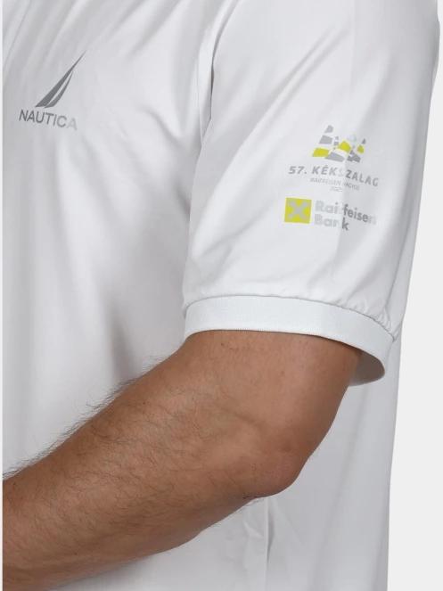 Nautica Leon 3 Polo Shirt férfi galléros póló fehér színben 8