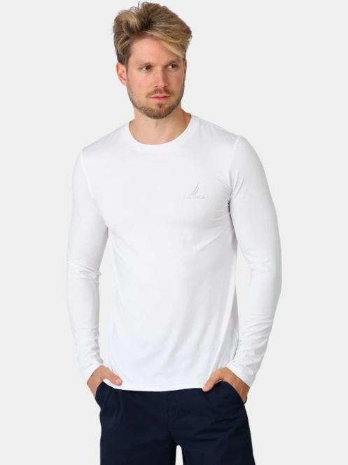 Nautica Lionel Long Sleeve T-Shirt férfi hosszú ujjú póló fehér színben 2