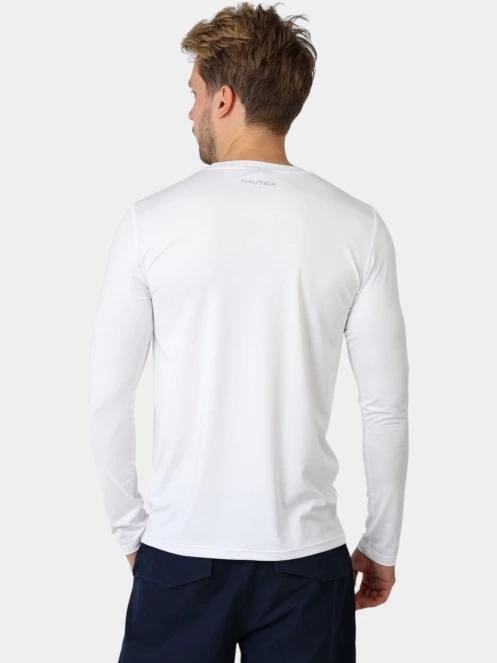 Nautica Lionel Long Sleeve T-Shirt férfi hosszú ujjú póló fehér színben 4
