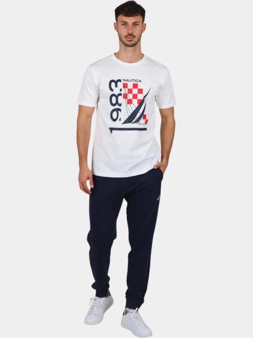 Nautica Vale SS T-Shirt férfi rövid ujjú póló fehér színben 5