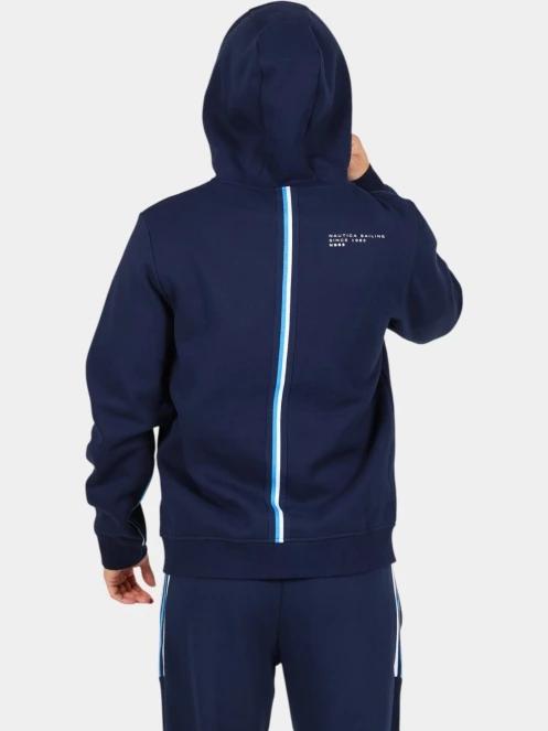 Nautica Makani FZ Hoodie férfi kapucnis pulóver sötétkék színben 5