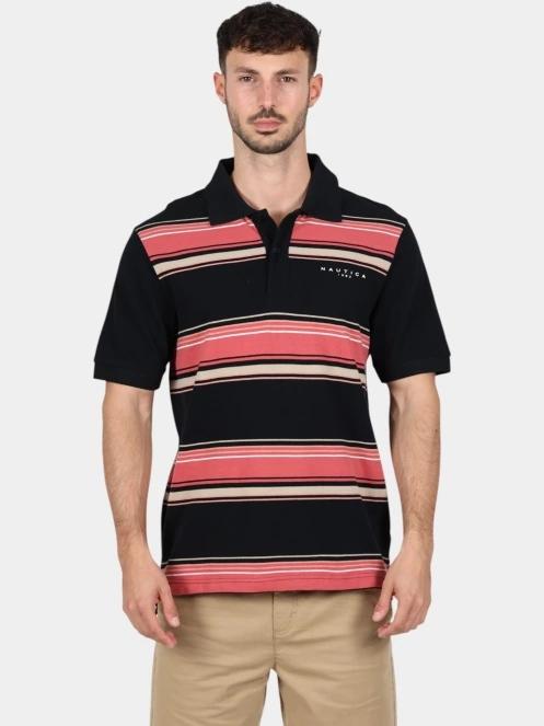 Nautica Coral Polo Shirt férfi galléros póló fekete színben 2