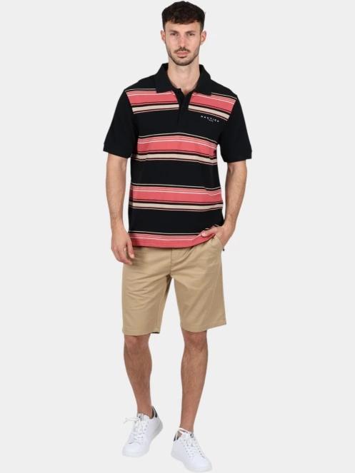 Nautica Coral Polo Shirt férfi galléros póló fekete színben 5