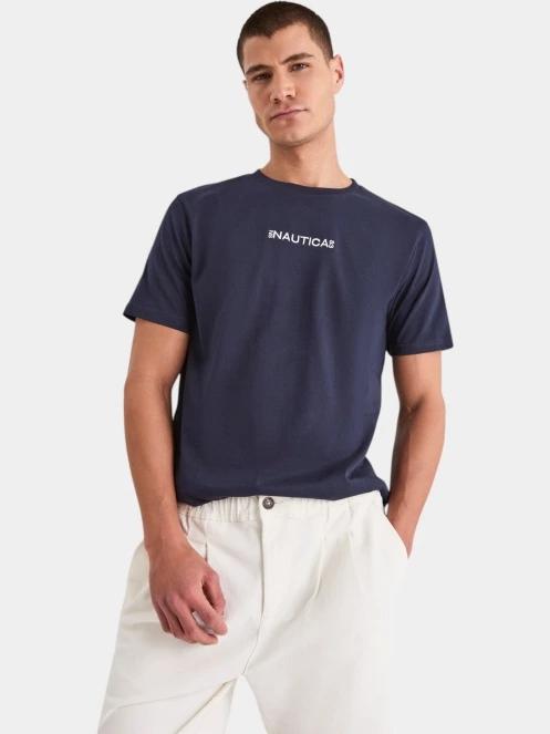 Nautica Ramon T-Shirt férfi rövid ujjú póló sötétkék színben 2