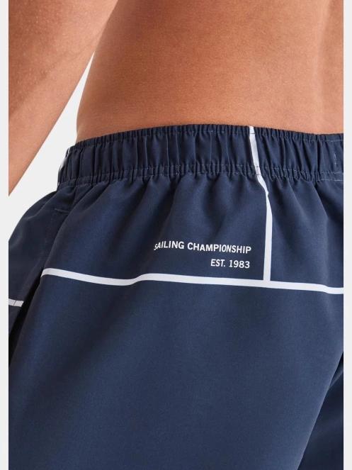 Nautica Almar Swim Short férfi fürdőnadrág sötétkék színben 6