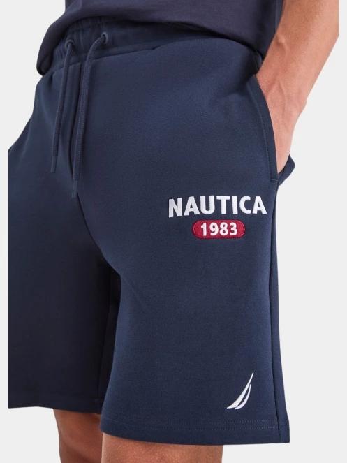Nautica Velia Fleece Short férfi tréning rövidnadrág sötétkék színben 5