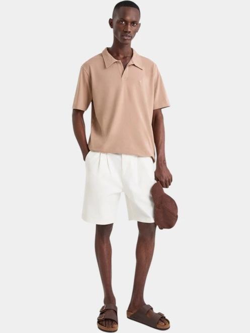 Nautica Cielo Polo Shirt férfi galléros póló barna színben 4