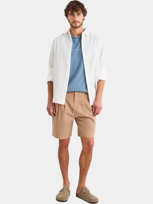 Nautica Rava Casual Short férfi rövidnadrág barna színben 4
