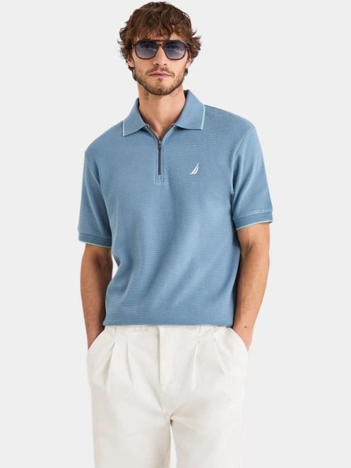 Nautica Bruma Short Sleeve Polo férfi galléros póló zöld színben 2