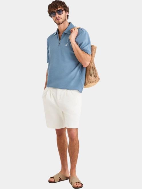 Nautica Bruma Short Sleeve Polo férfi galléros póló zöld színben 4