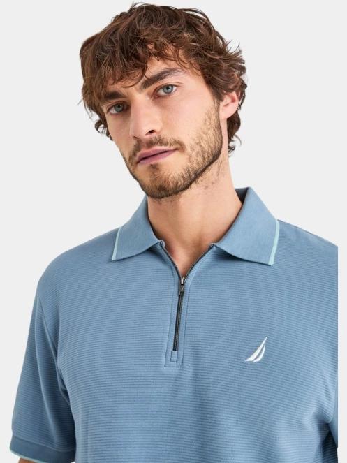 Nautica Bruma Short Sleeve Polo férfi galléros póló zöld színben 5