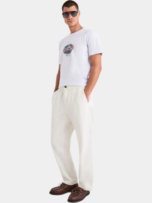 Nautica Mosa T-Shirt férfi rövid ujjú póló fehér színben 4