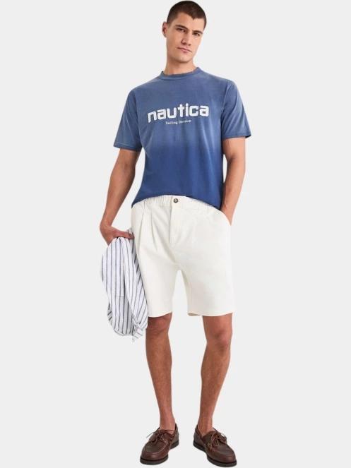 Nautica Astillo T-Shirt férfi rövid ujjú póló sötétkék színben 4