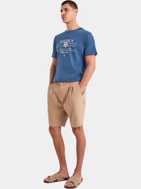 Nautica Timon T-Shirt férfi rövid ujjú póló sötétkék színben 4